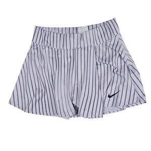 Nike Dri-FIT Skort Womens M Lavender Striped Tennis Athletic Skirt Shorts Sporty